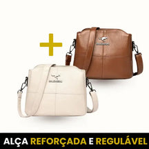 (Compre 1 LEVE 2 UNIDADES) Bolsa Feminina de Couro Nobre Megan® / Elevando seu Estilo a um Patamar Superior