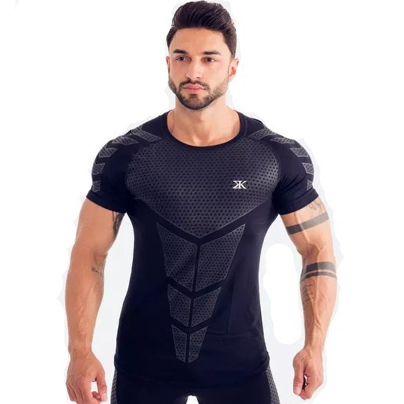 Camisa de Alta Compressão Masculina - Secagem Ultra Rápida